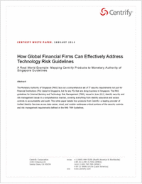 How Global Financial Firms Can Effectively Address Technology Risk Guidelines