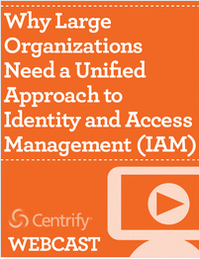 Why Large Organizations Need a Unified Approach to Identity and Access Management (IAM)