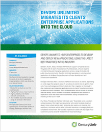 DevOps Unlimited Migrates Its Clients' Enterprise Applications to the Cloud