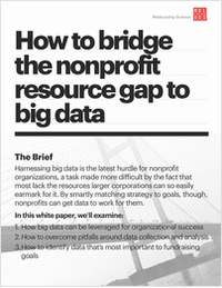 How to Bridge the Nonprofit Resource Gap to Big Data