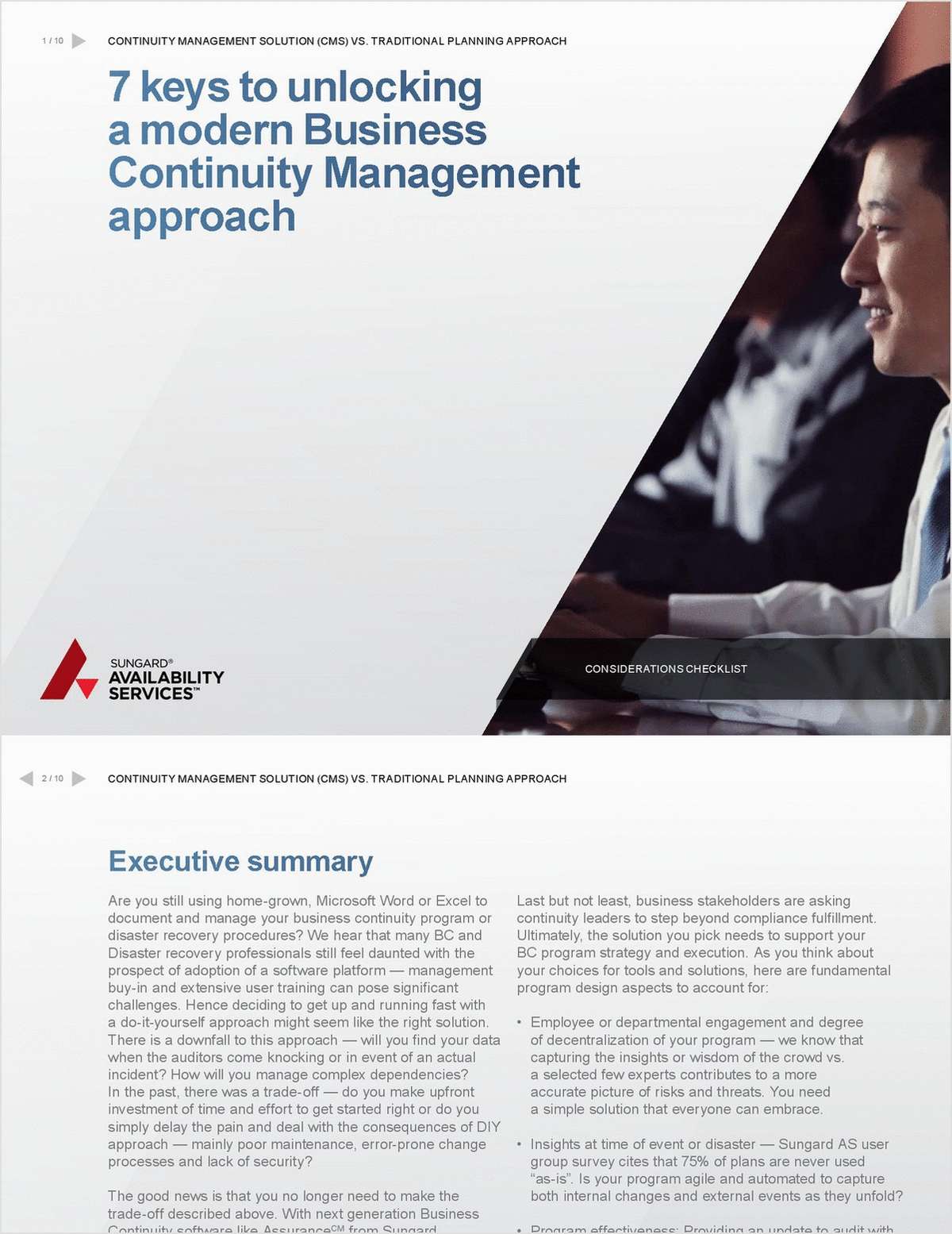 7 Keys to Unlocking a Modern Business Continuity Management Approach
