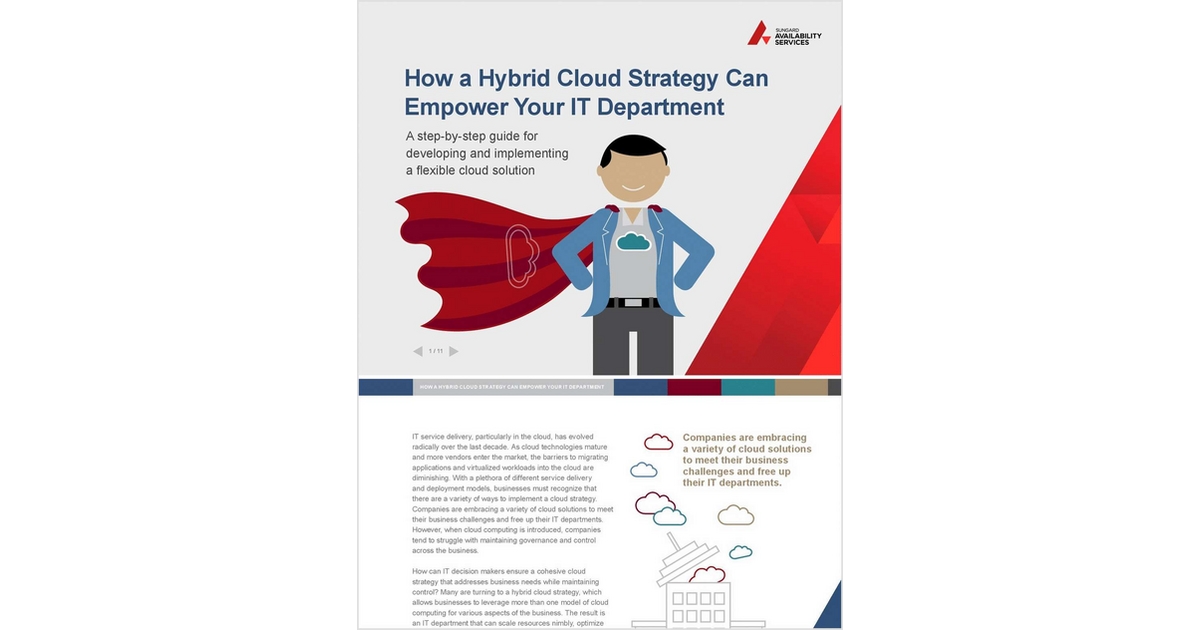 How a Hybrid Cloud Strategy Can Empower Your IT Department Free eBook