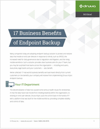 17 Business Benefits of Endpoint Backup