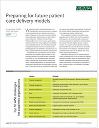 Preparing for future patient care delivery models