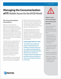 Managing the Consumerization of IT