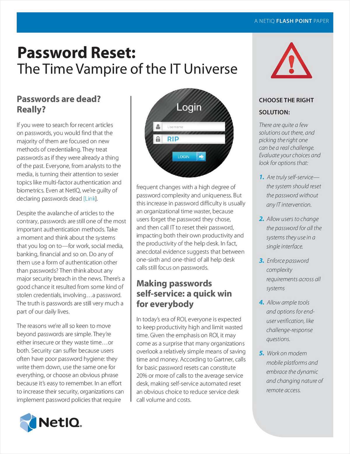 Password Reset: The Time Vampire of the IT Universe
