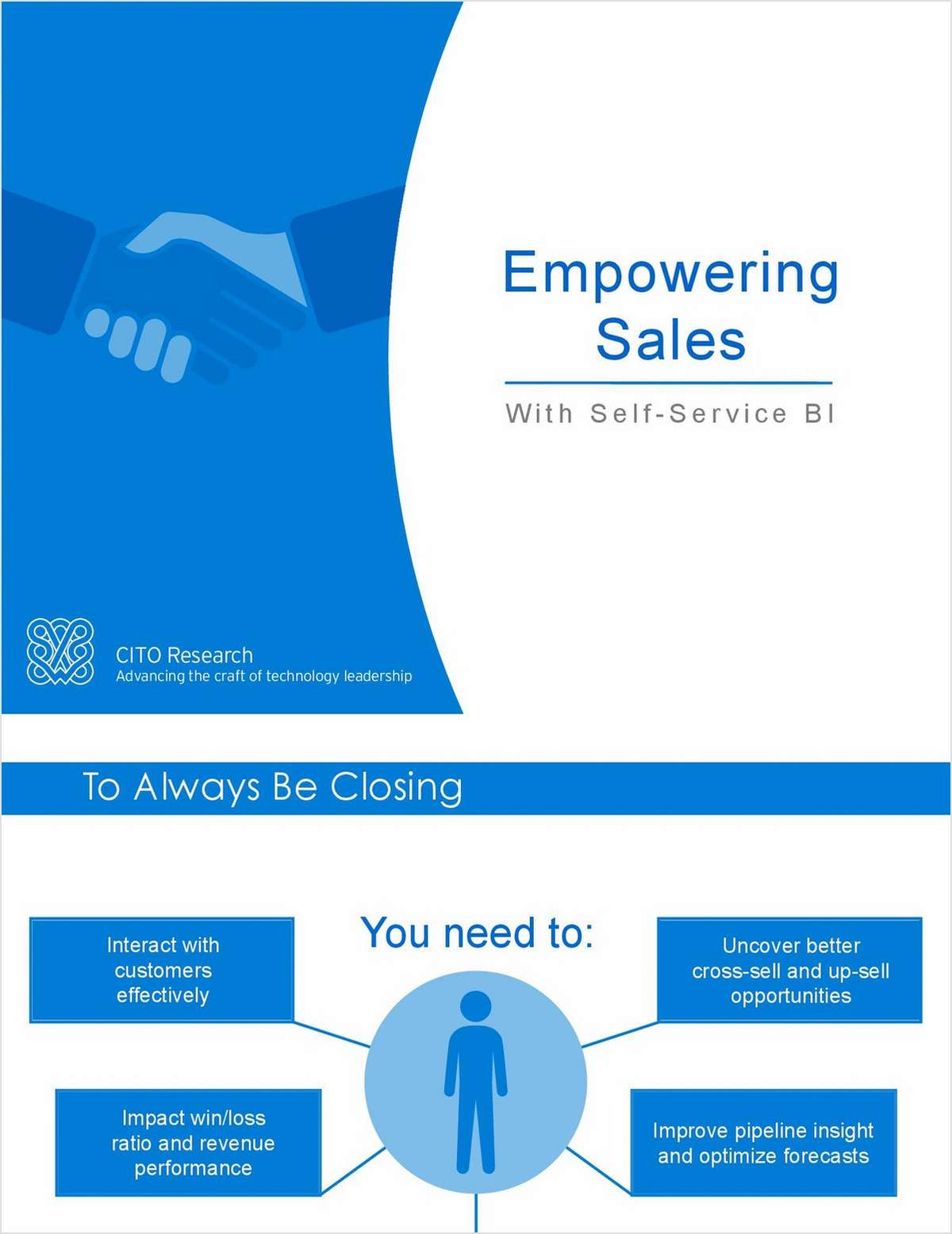 CITO eBook: Empowering Sales with Self Service BI