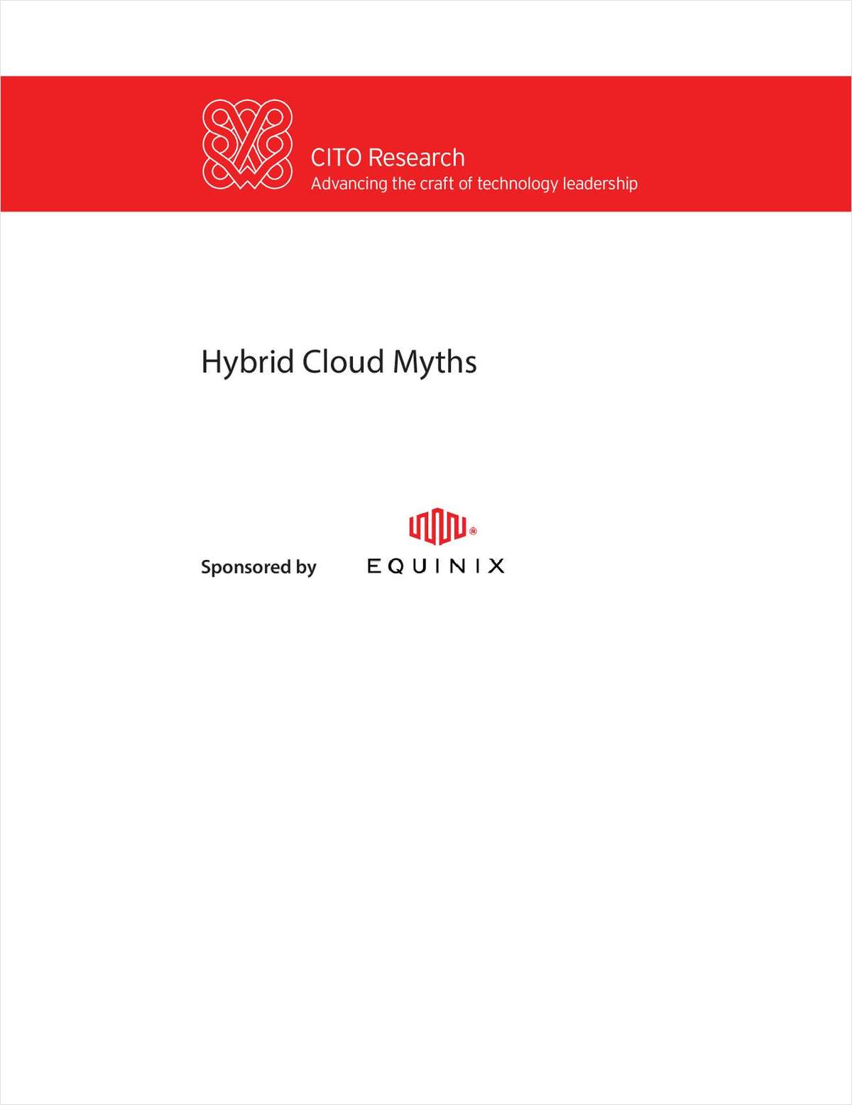 Hybrid Cloud Myths
