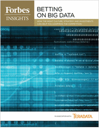 Forbes Insights Research: Betting on Big Data