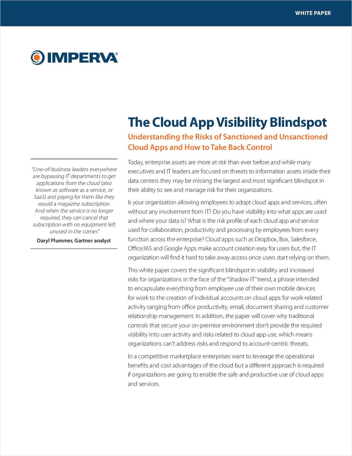 The Cloud App Visibility Blindspot