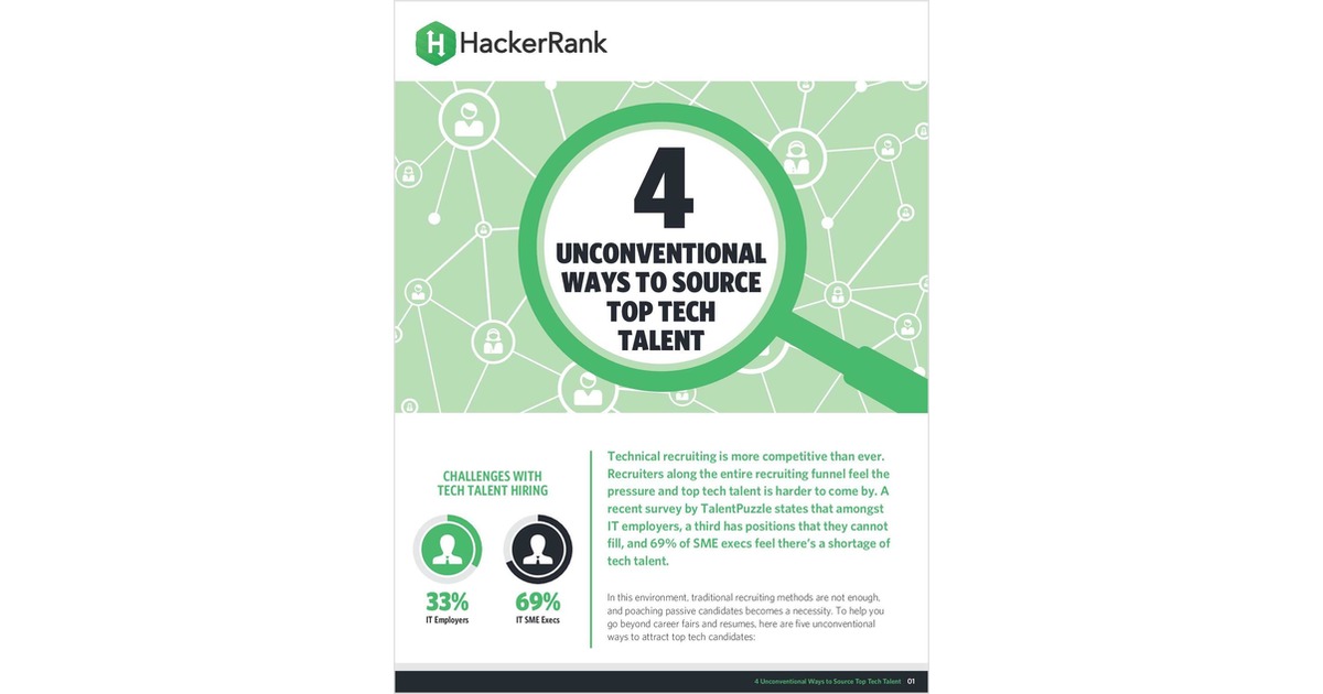 4 Unconventional Ways to Source Top Tech Talent