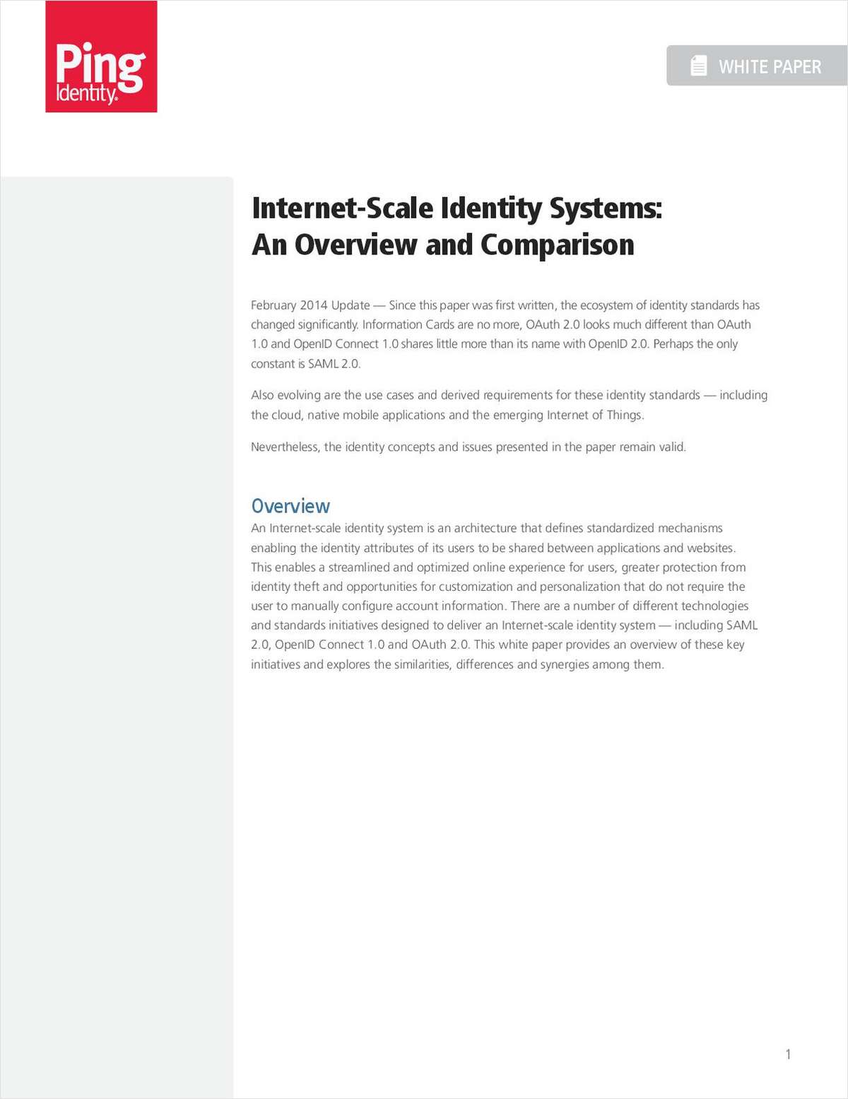 Compare Internet-Scale Identity Systems for The Best Identity Theft Protection