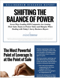 Shifting the Balance of Power to Your Sales Team
