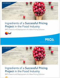 Top Ingredients of a Successful Pricing Project in the Food Industry