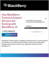 How BlackBerry Technical Support Services Are Evolving with BlackBerry 10