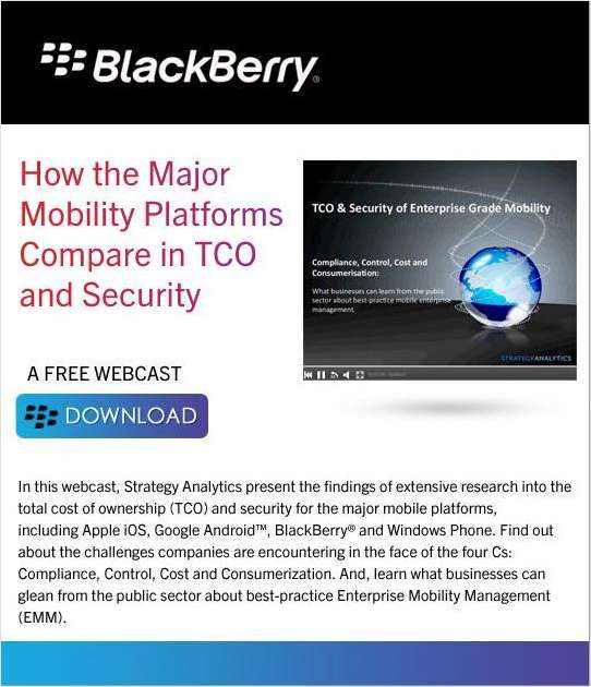 How the Major Mobility Platforms Compare in TCO and Security
