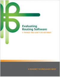 Evaluating Routing Software: 4 Things You Can't Do Without