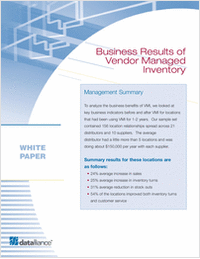 Business Results of Vendor Managed Inventory