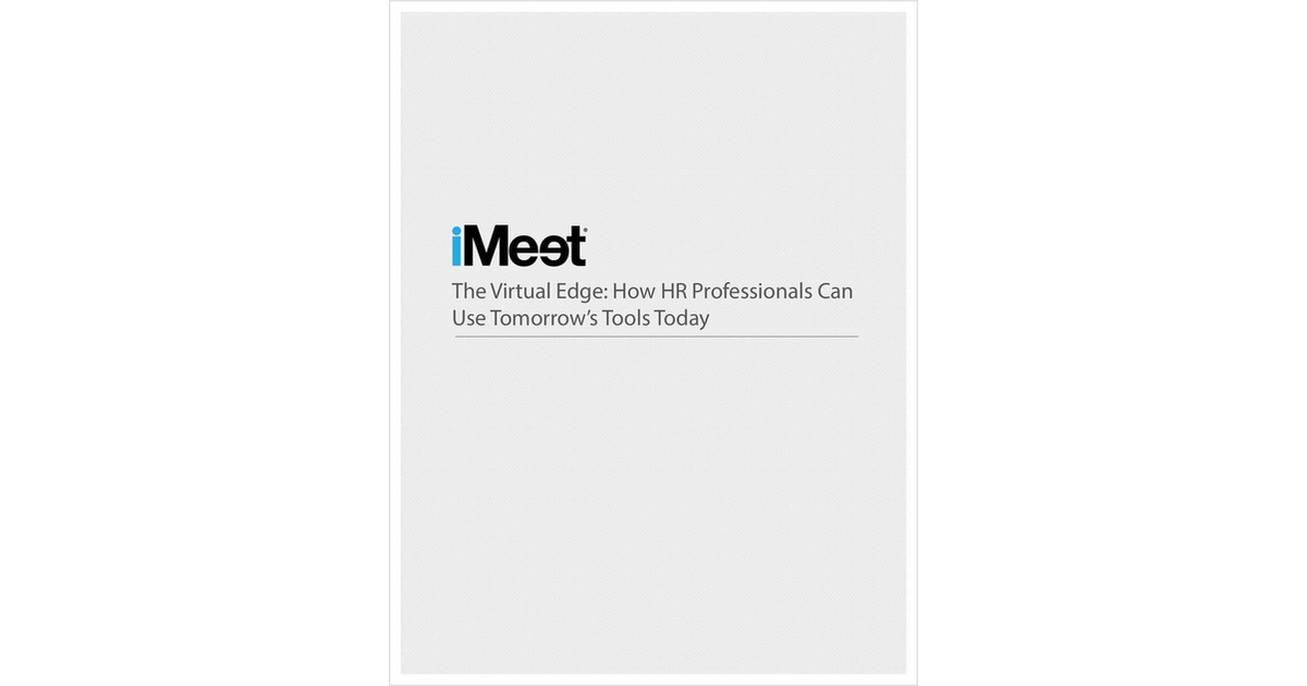 How HR Professionals Can Gain the Virtual Edge