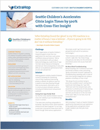 Seattle Children's Accelerates Citrix Login Times by 500% with Cross-Tier Insight