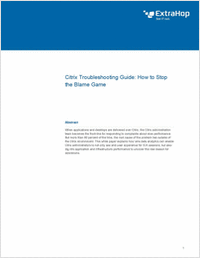 Citrix Troubleshooting Guide: How to Stop the Blame Game