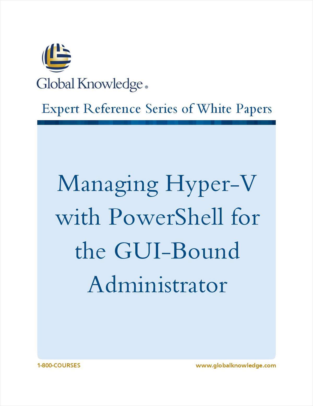 Managing Hyper-V with PowerShell for the GUI-Bound Administrator