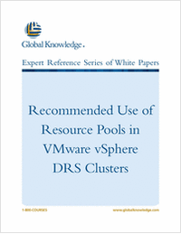 Recommended Use of Resource Pools in VMware vSphere DRS Clusters