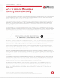 After A Data Breach: Managing Identity Theft Effectively