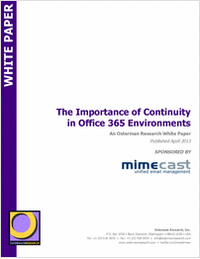 The Importance of Continuity in Office 365 Environments