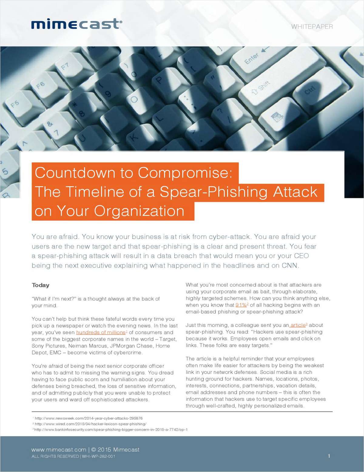 Countdown to Compromise: The Timeline of a Spear-Phishing Attack on Your Organization
