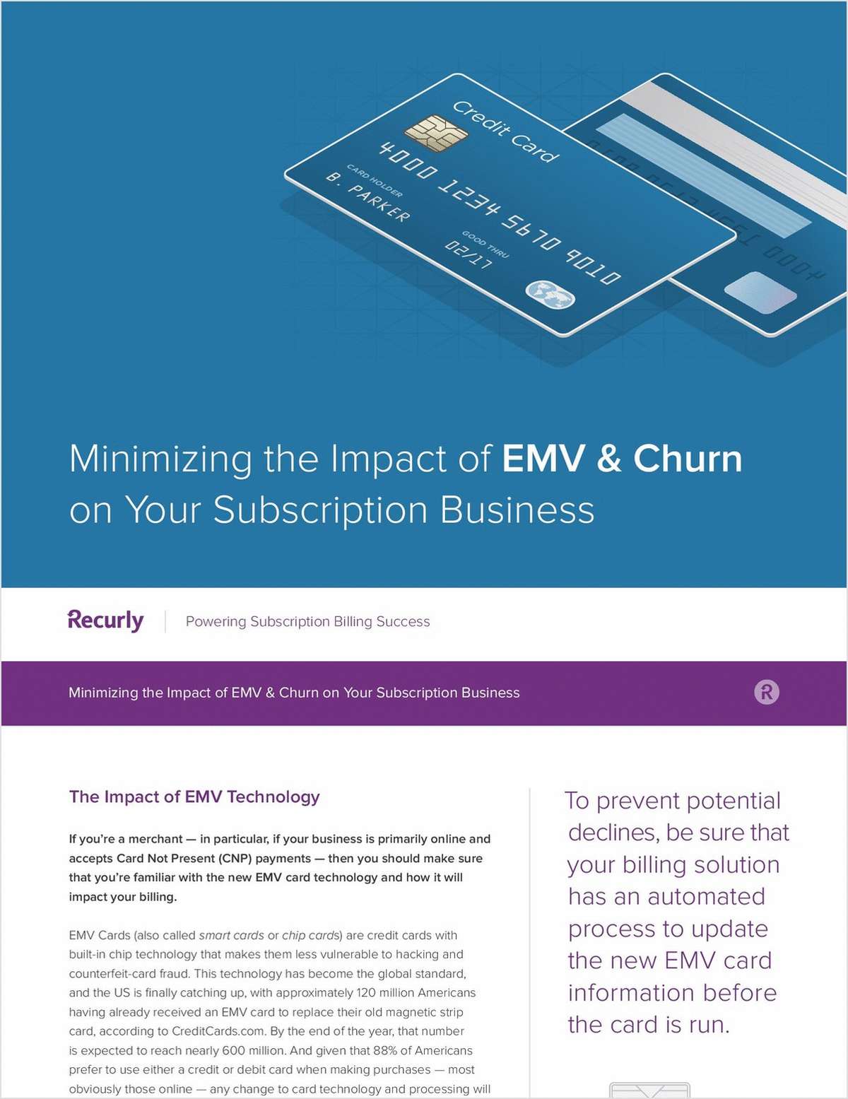 Minimizing the Impact of EMV & Churn on Your Subscription Business