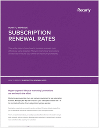 How to Improve Subscription Renewal Rates