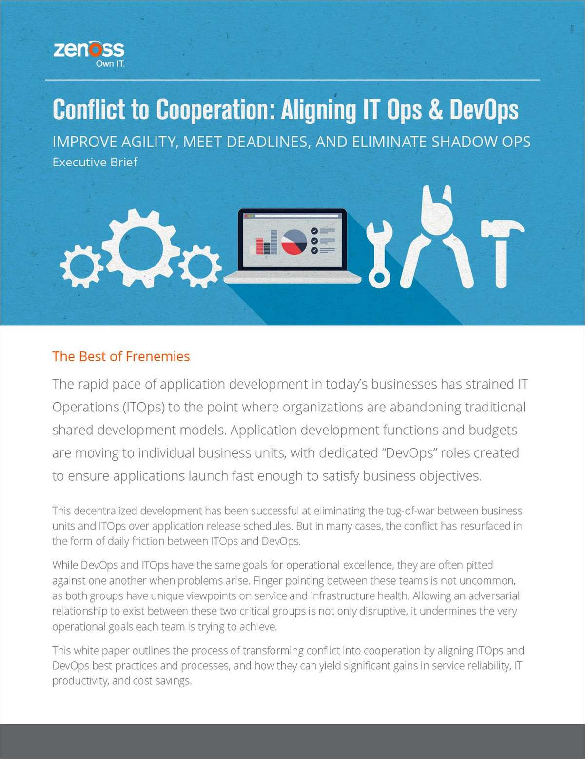 Conflict to Cooperation: Aligning IT Ops & DevOps