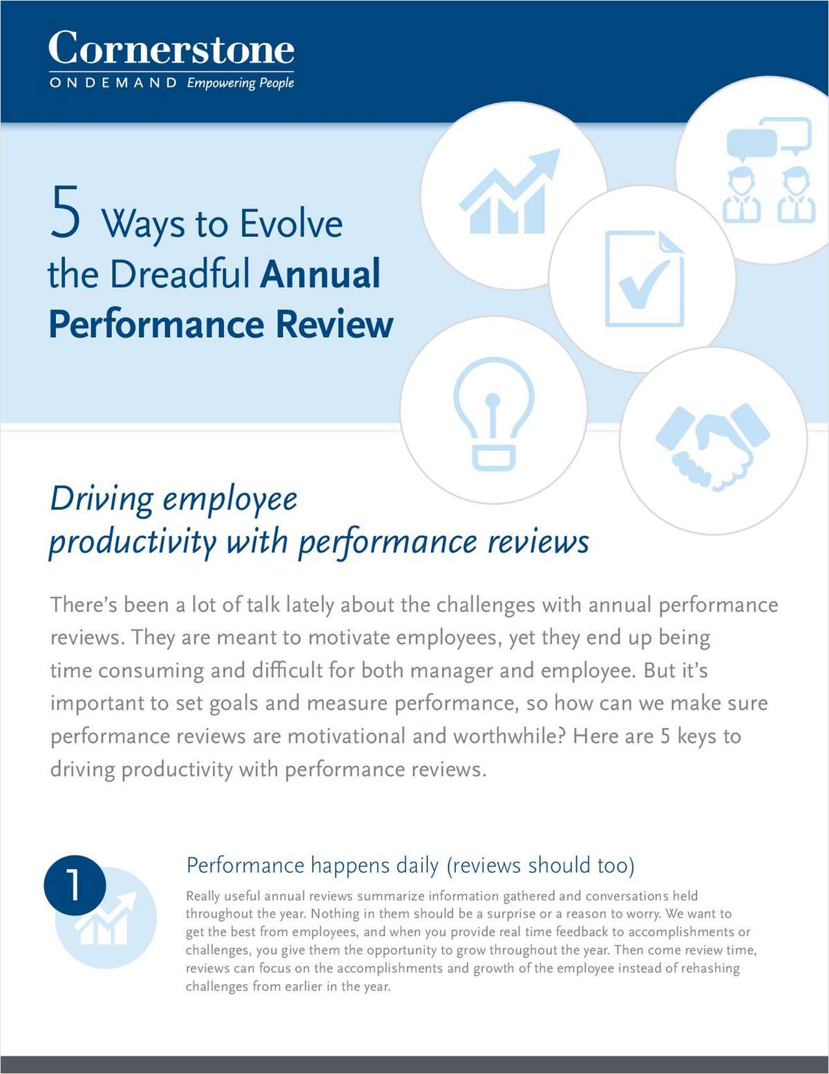 5 Ways to Evolve the Dreadful Annual Performance Review