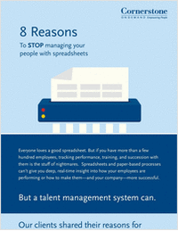 8 Reasons To STOP Managing Your People With Spreadsheets