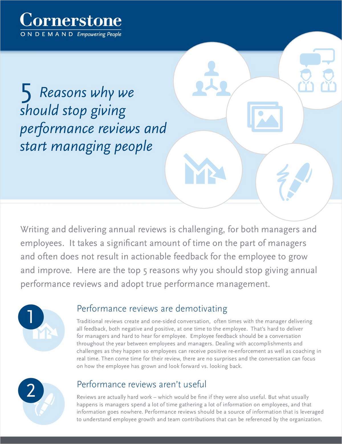 5 Reasons You Should Stop Giving Performance Reviews