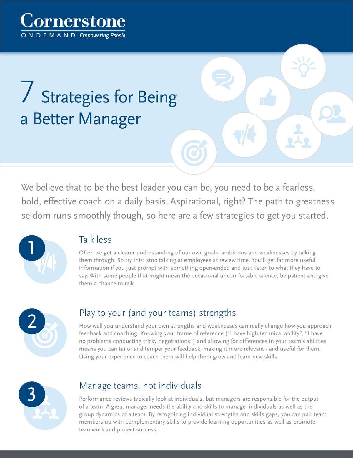 7 Strategies for Being a Better Manager