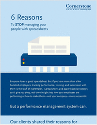 6 Reasons to Stop Managing Your People with Spreadsheets