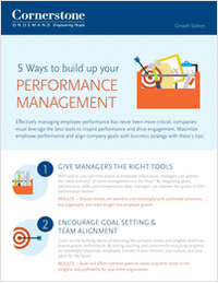5 Ways to Build up Your Performance Management