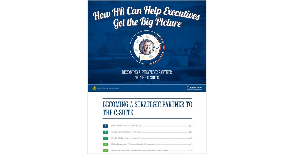 How HR Can Help Executives Get the Big Picture
