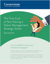 The True Cost of Not Having a Talent Management Strategy Series: Succession