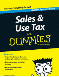 Sales and Use Tax Compliance for Dummies