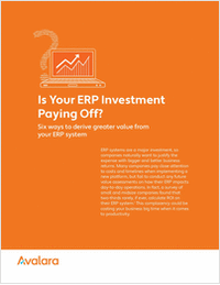 Is Your ERP Investment Paying Off?