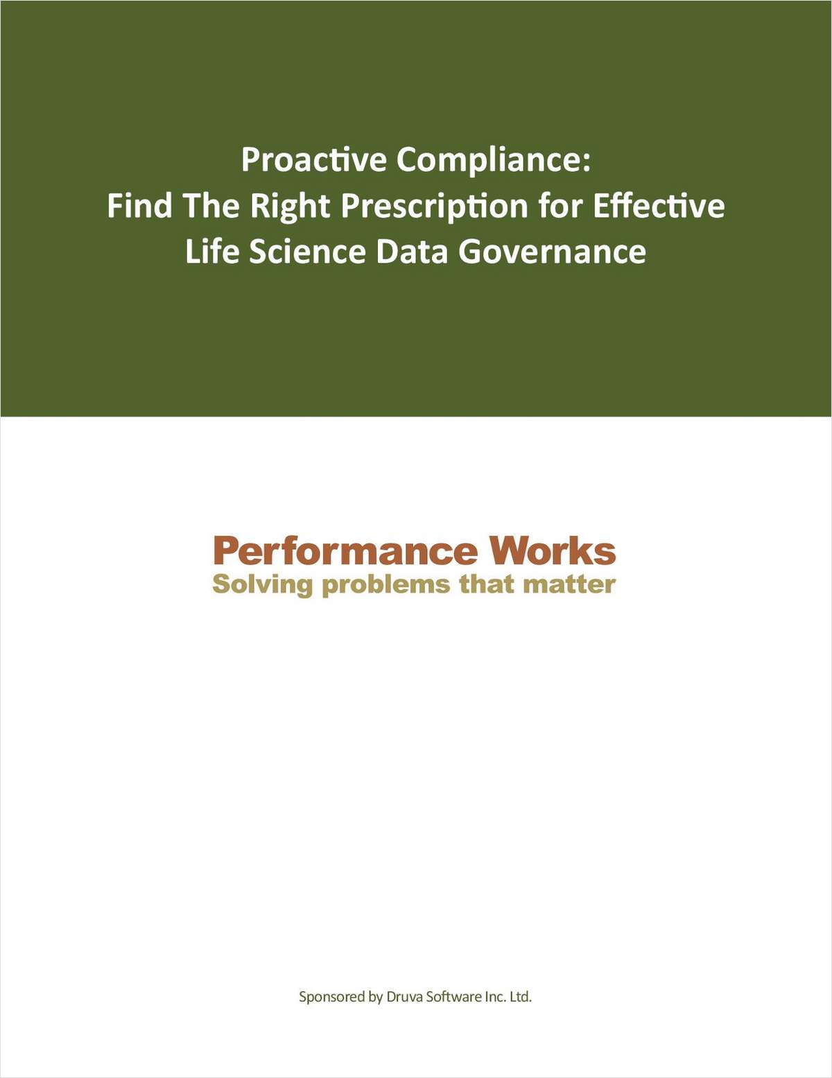 Proactive Compliance: Find The Right Prescription for Effective Life Science Data Governance