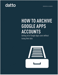 How To Archive Google Apps Accounts