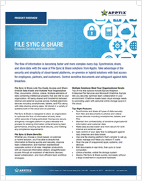 File Sync & Share Lets You Easily Access and Share Critical Data Inside and Outside Your Organization