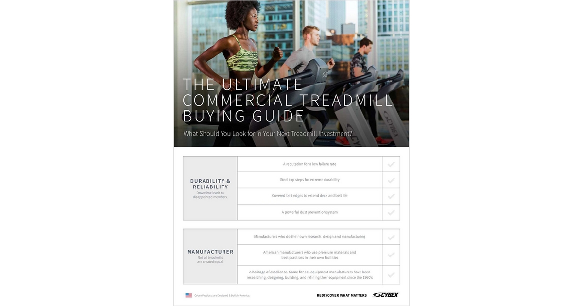 The Ultimate Commercial Treadmill Buying Guide