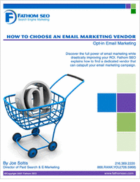 How To Choose An Email Marketing Vendor
