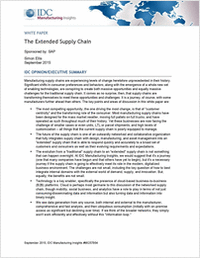 IDC: The Extended Supply Chain