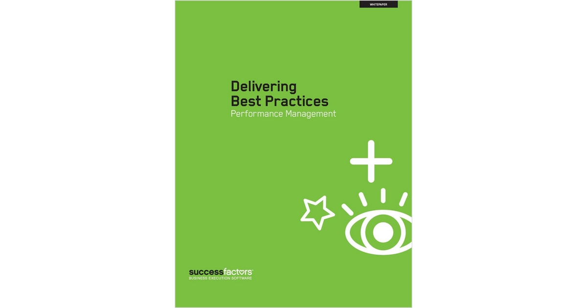 Performance Management Best Practices: The Challenges of Deploying Performance Management